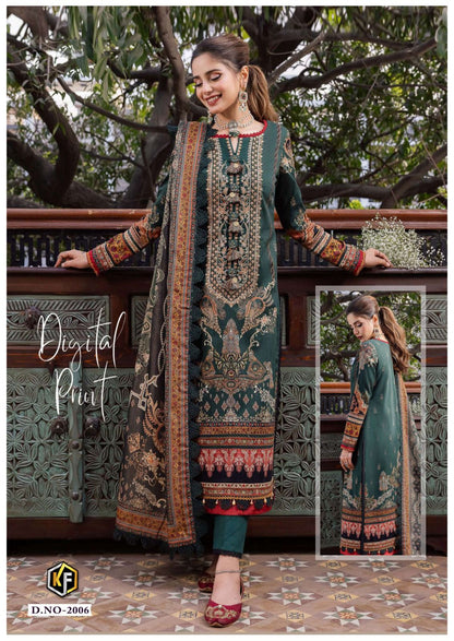 Soha Nazir Luxury-2 Keval Fab Cotton Karachi Salwar Suits