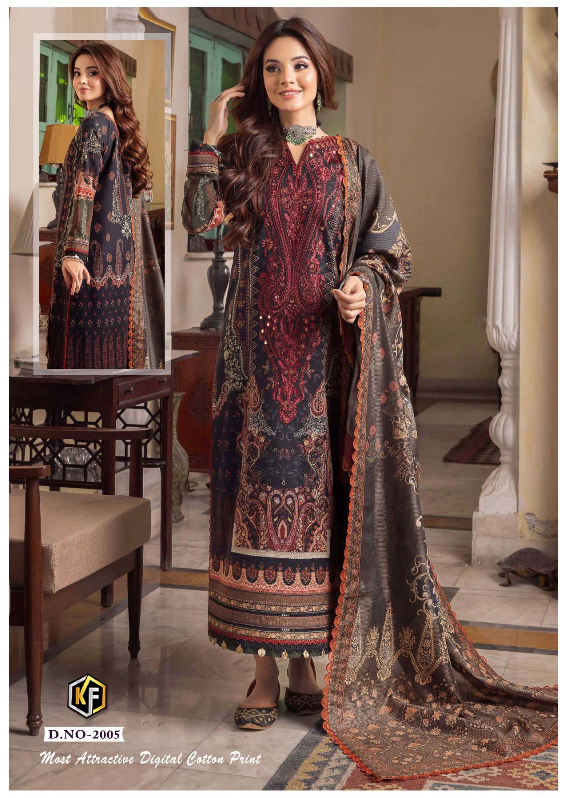 Soha Nazir Luxury-2 Keval Fab Cotton Karachi Salwar Suits