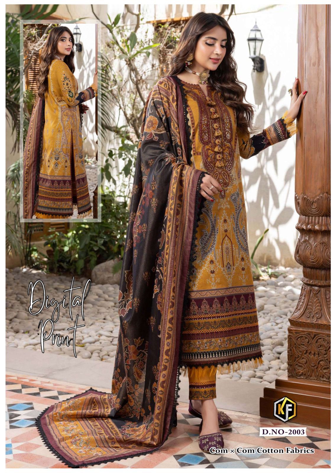 Soha Nazir Luxury-2 Keval Fab Cotton Karachi Salwar Suits