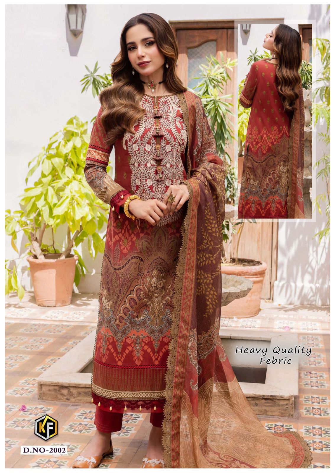 Soha Nazir Luxury-2 Keval Fab Cotton Karachi Salwar Suits