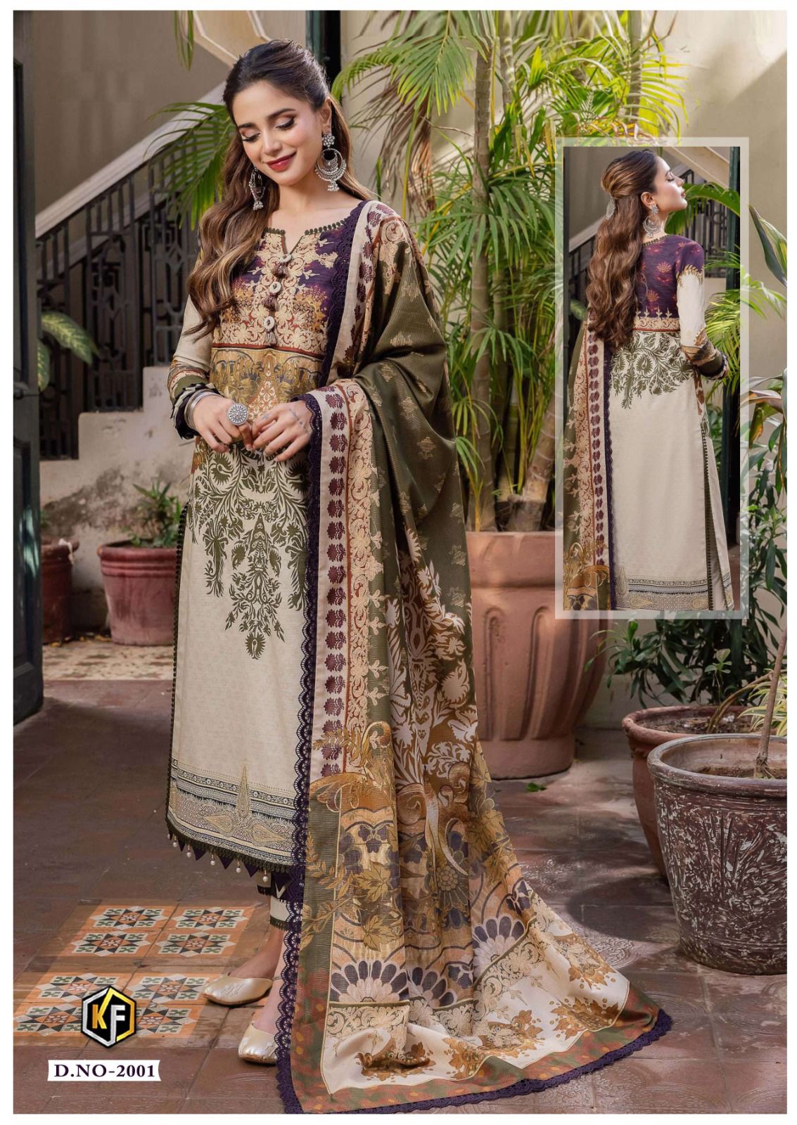 Soha Nazir Luxury-2 Keval Fab Cotton Karachi Salwar Suits