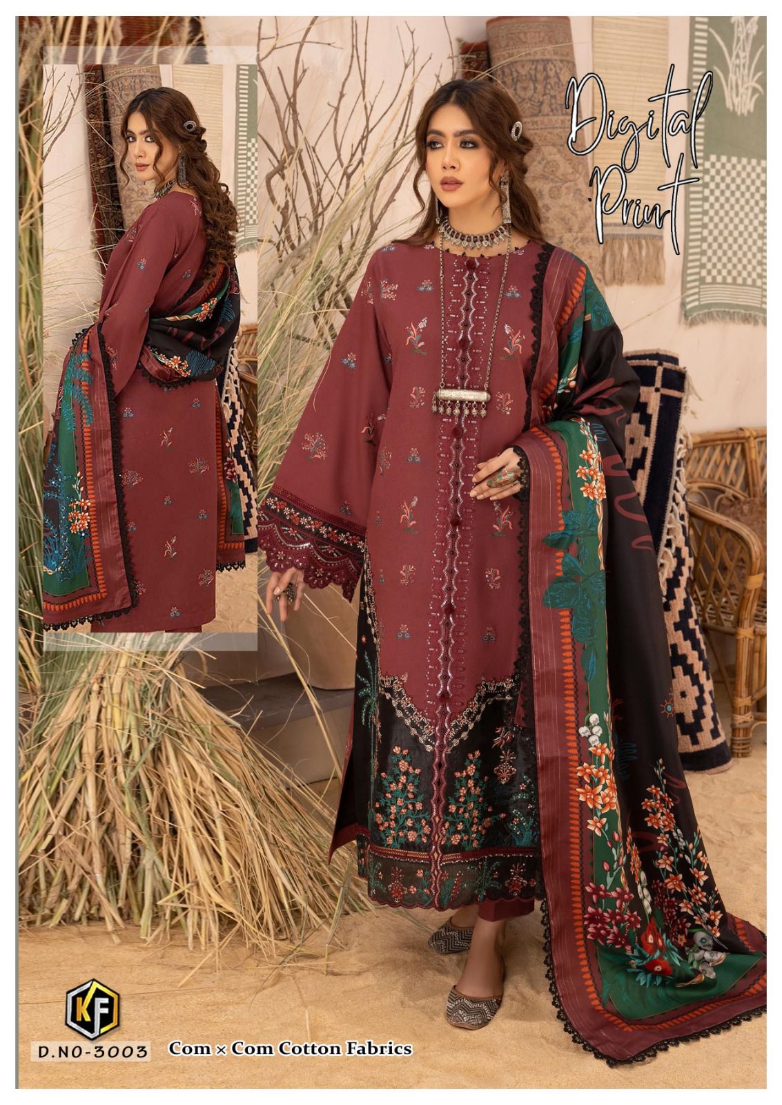 Soha Nazir Luxury-3 Keval Fab Karachi Salwar Suits