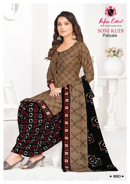 Soni Kudi Vol 8 Nafisa Cotton Cotton Patiyala Style Suits