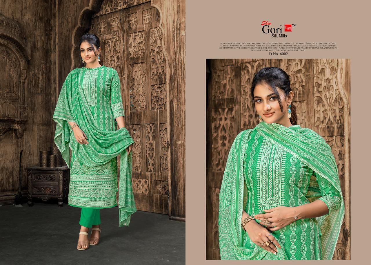 Sonpari Vol 6 Shiv Gori Silk Mills Rayon Pant Style Suits