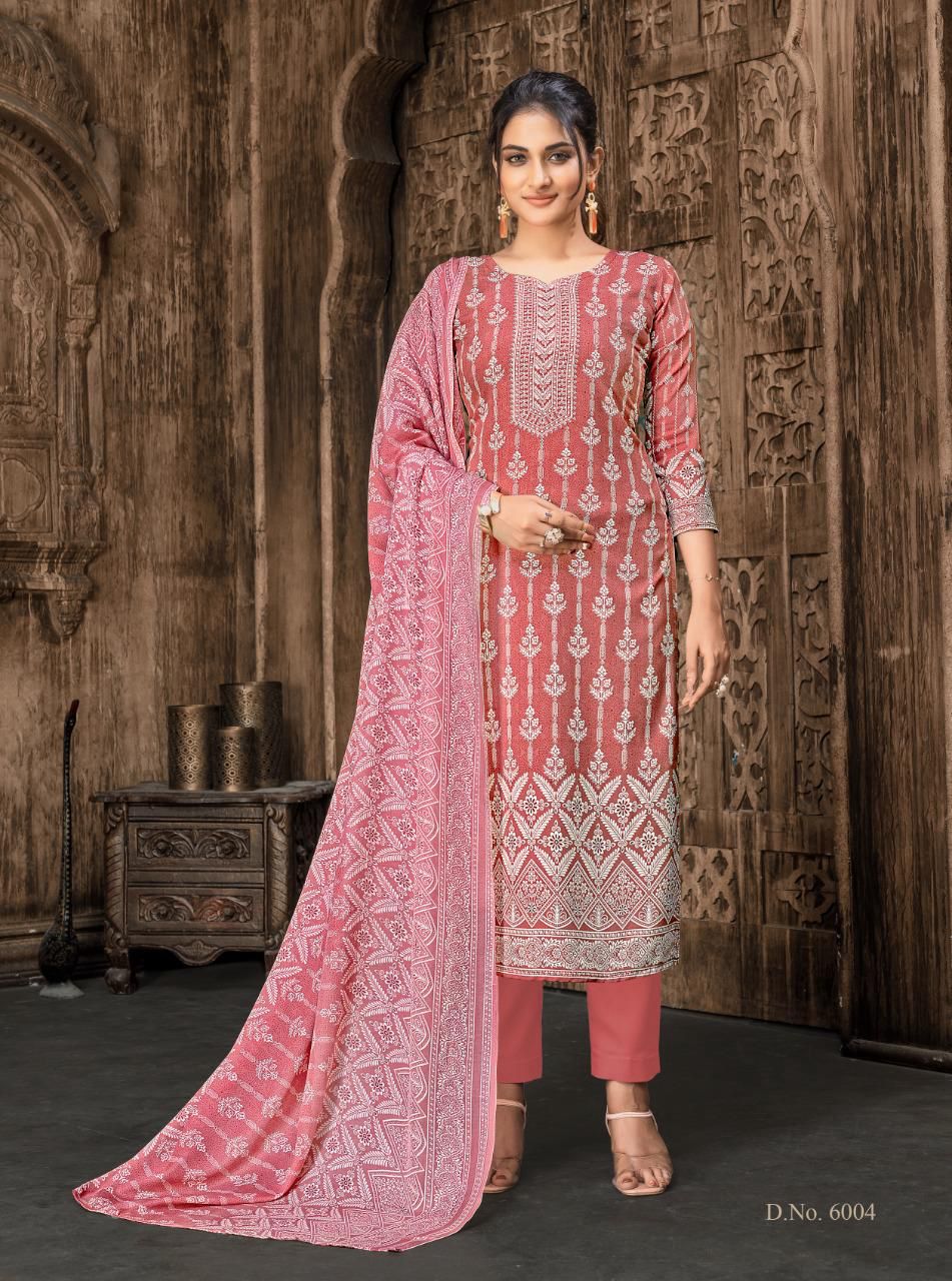Sonpari Vol 6 Shiv Gori Silk Mills Rayon Pant Style Suits