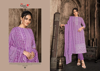 Sonpari Vol 6 Shiv Gori Silk Mills Rayon Pant Style Suits