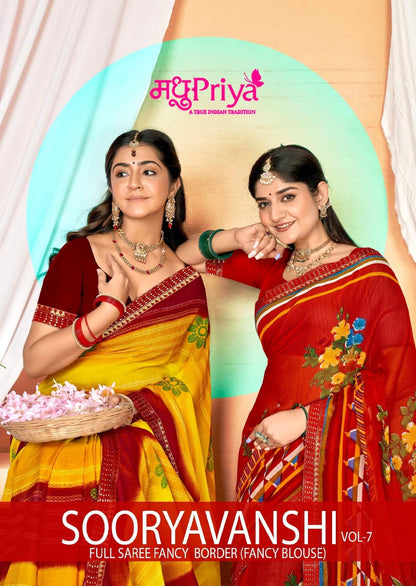 Sooryavanshi Vol 7 Madhupriya Sarees