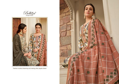 Sophia Belliza Designer Studio Cotton Pant Style Suits