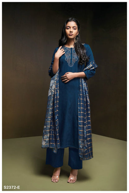 Sorel 2372 Ganga Cotton Silk Plazzo Style Suits