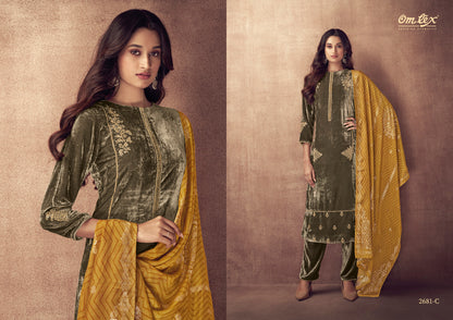 Sparkle 2681 Omtex Velvet Suits