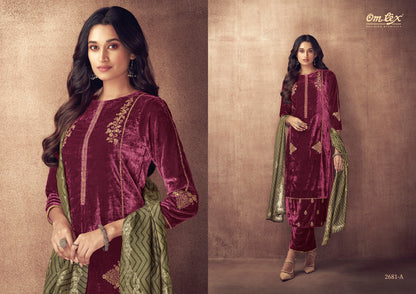 Sparkle 2681 Omtex Velvet Suits