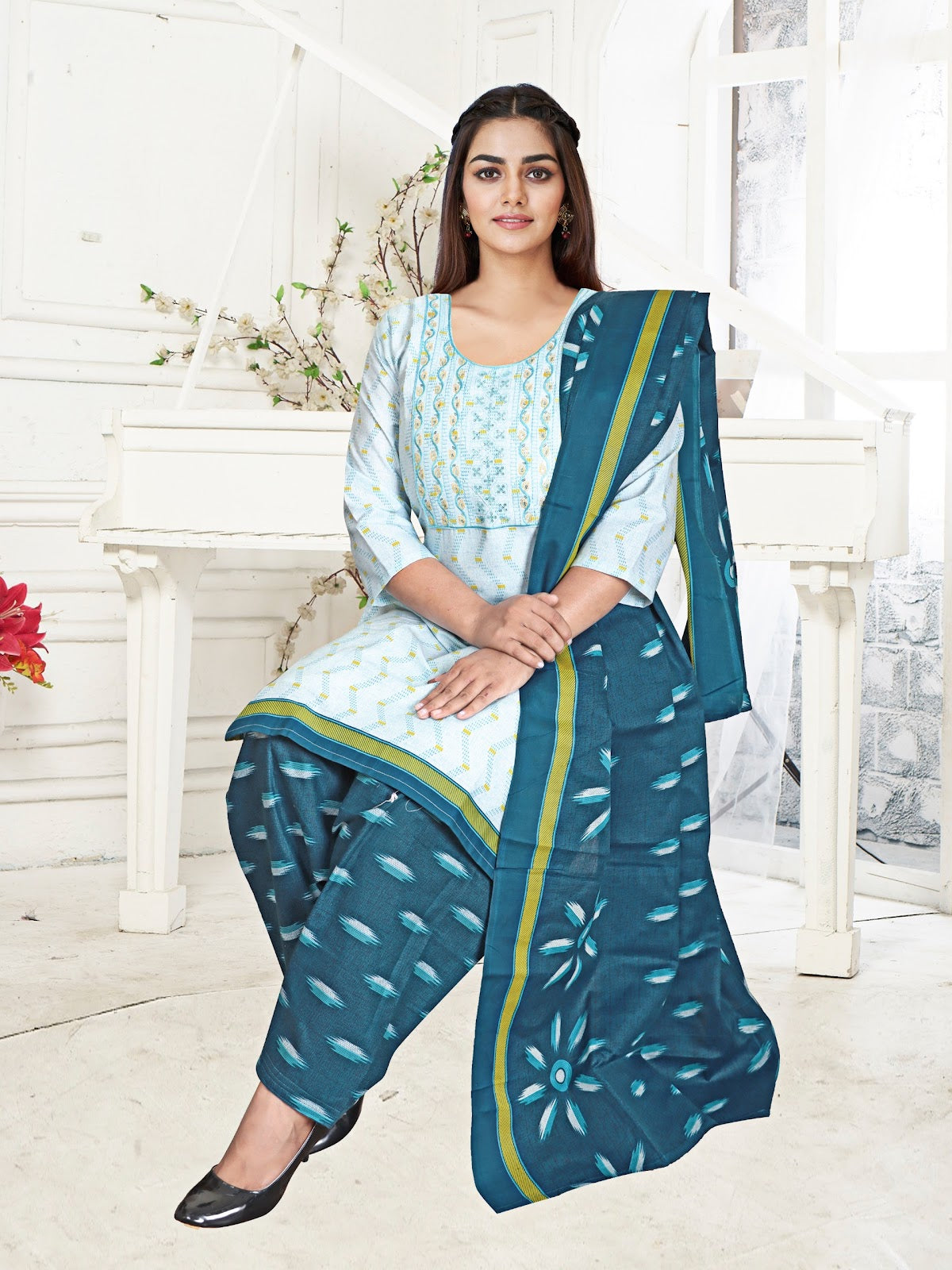 Special Embroidery Vol 1 Kcf Cotton Readymade Cotton Salwar Suits