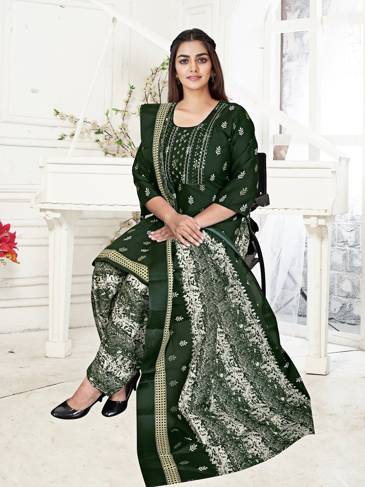 Special Embroidery Vol 1 Kcf Cotton Readymade Cotton Salwar Suits