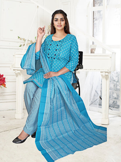 Special Embroidery Vol 1 Kcf Cotton Readymade Cotton Salwar Suits