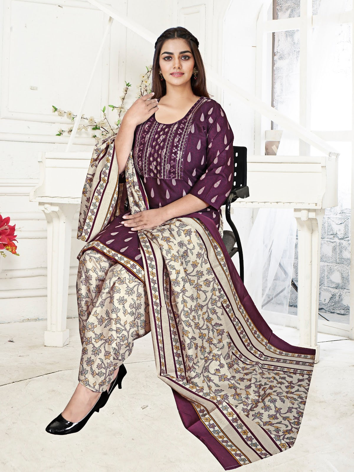 Special Embroidery Vol 1 Kcf Cotton Readymade Cotton Salwar Suits