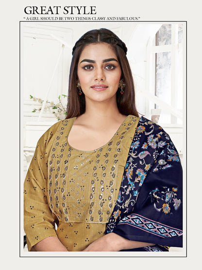 Special Embroidery Vol 1 Kcf Cotton Readymade Cotton Salwar Suits