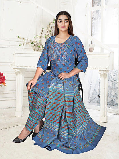 Special Embroidery Vol 1 Kcf Cotton Readymade Cotton Salwar Suits