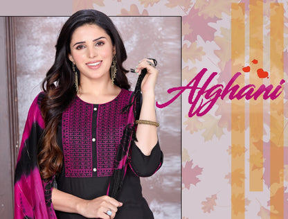 Special Mlm Kalash Lifestyle Rayon Afghani Readymade Suit