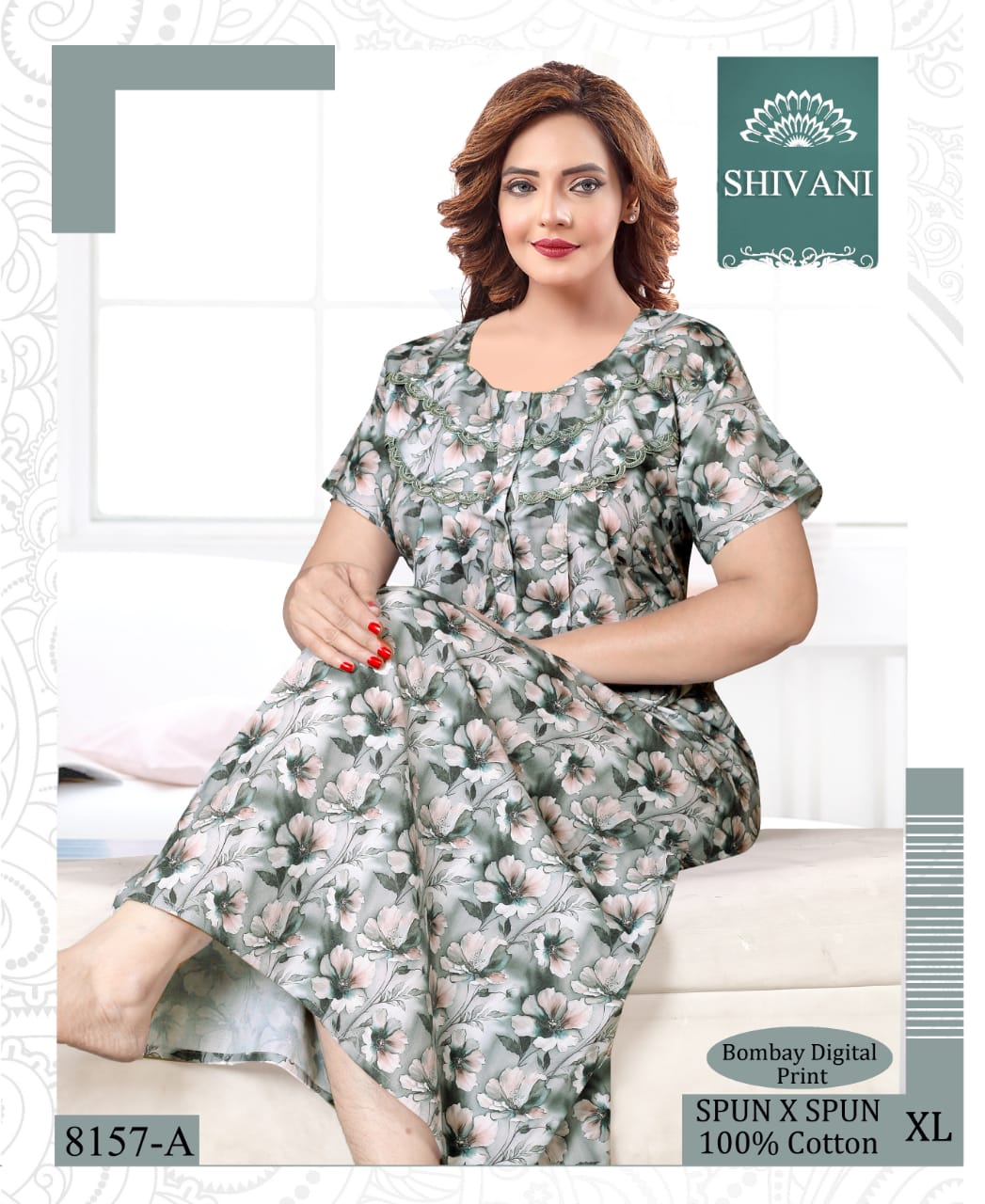 Spun X Spun Shivani Cotton Night Gowns