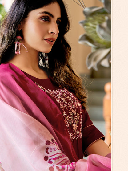Srishti Parra Studio Roman Silk Readymade Pant Style Suits