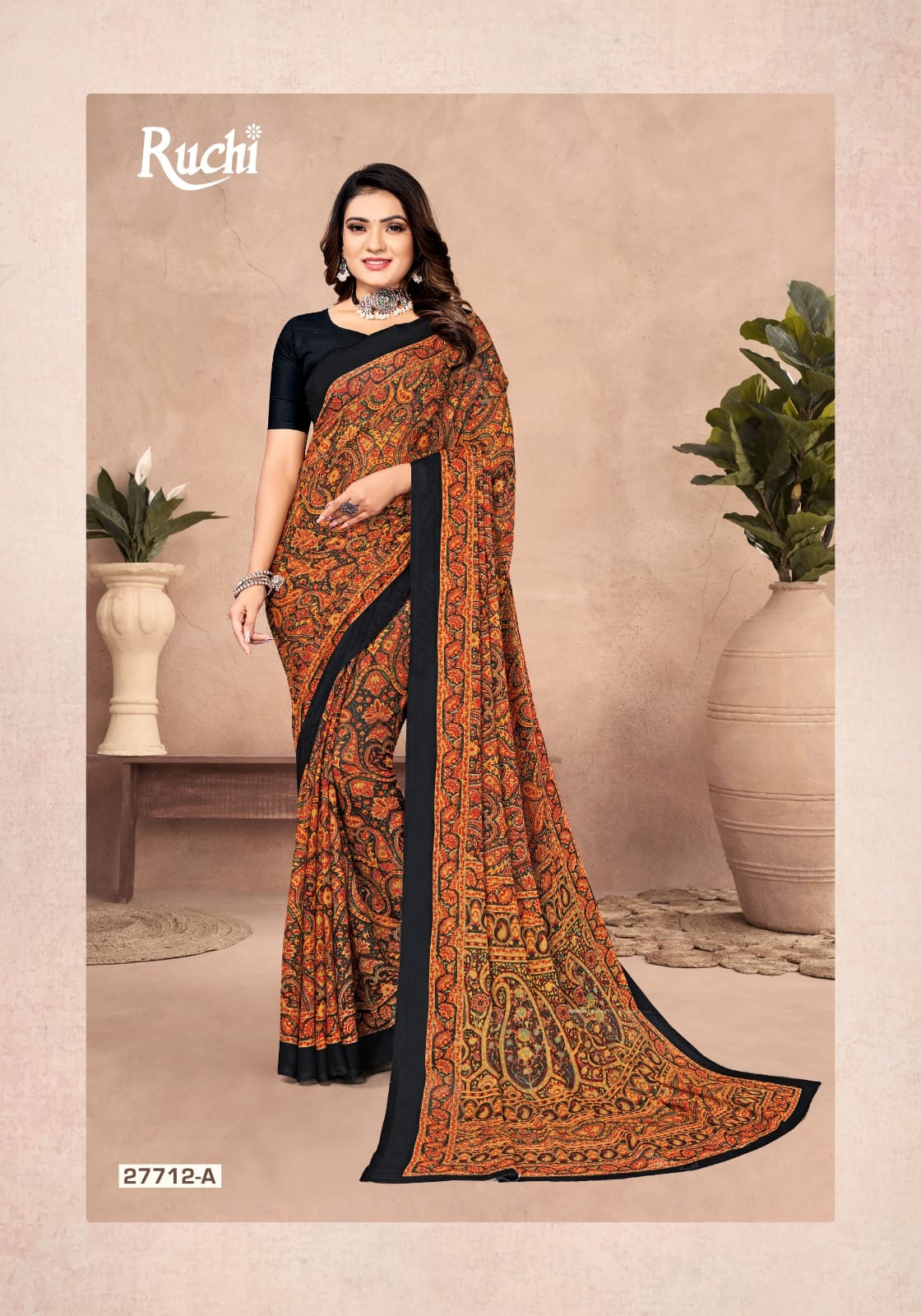 Star Chiffon-142 Ruchi Sarees