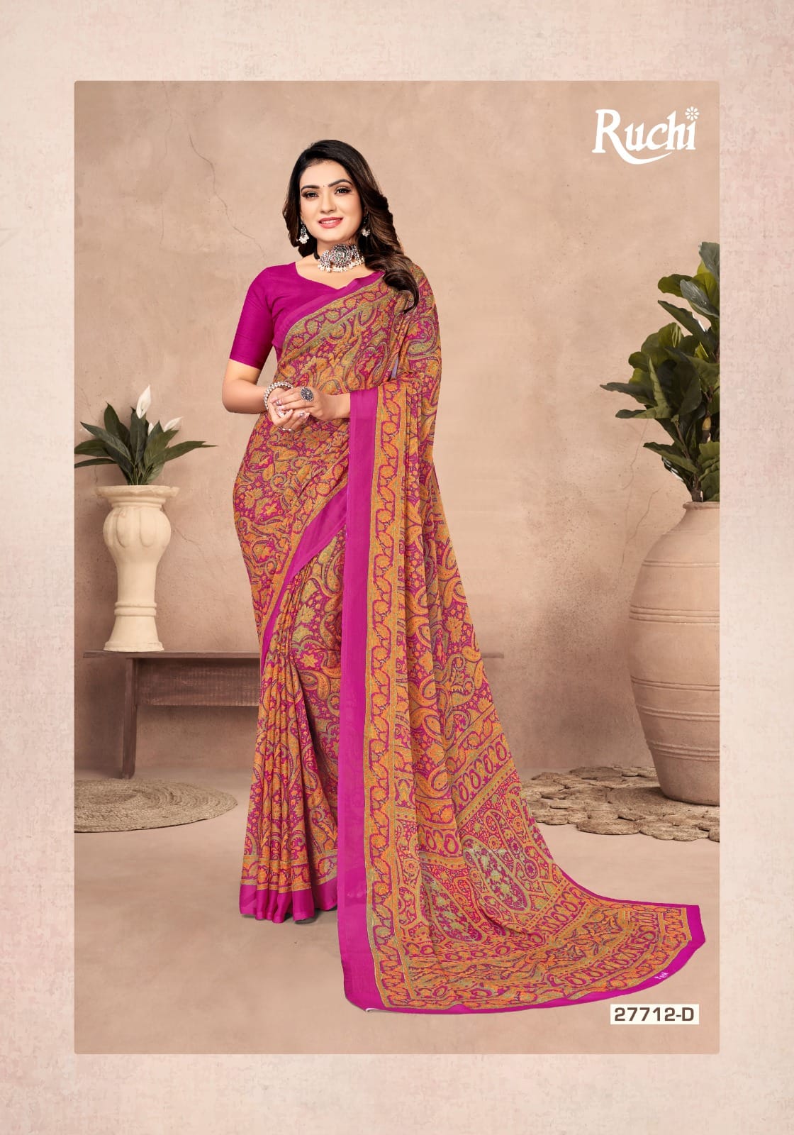 Star Chiffon-142 Ruchi Sarees