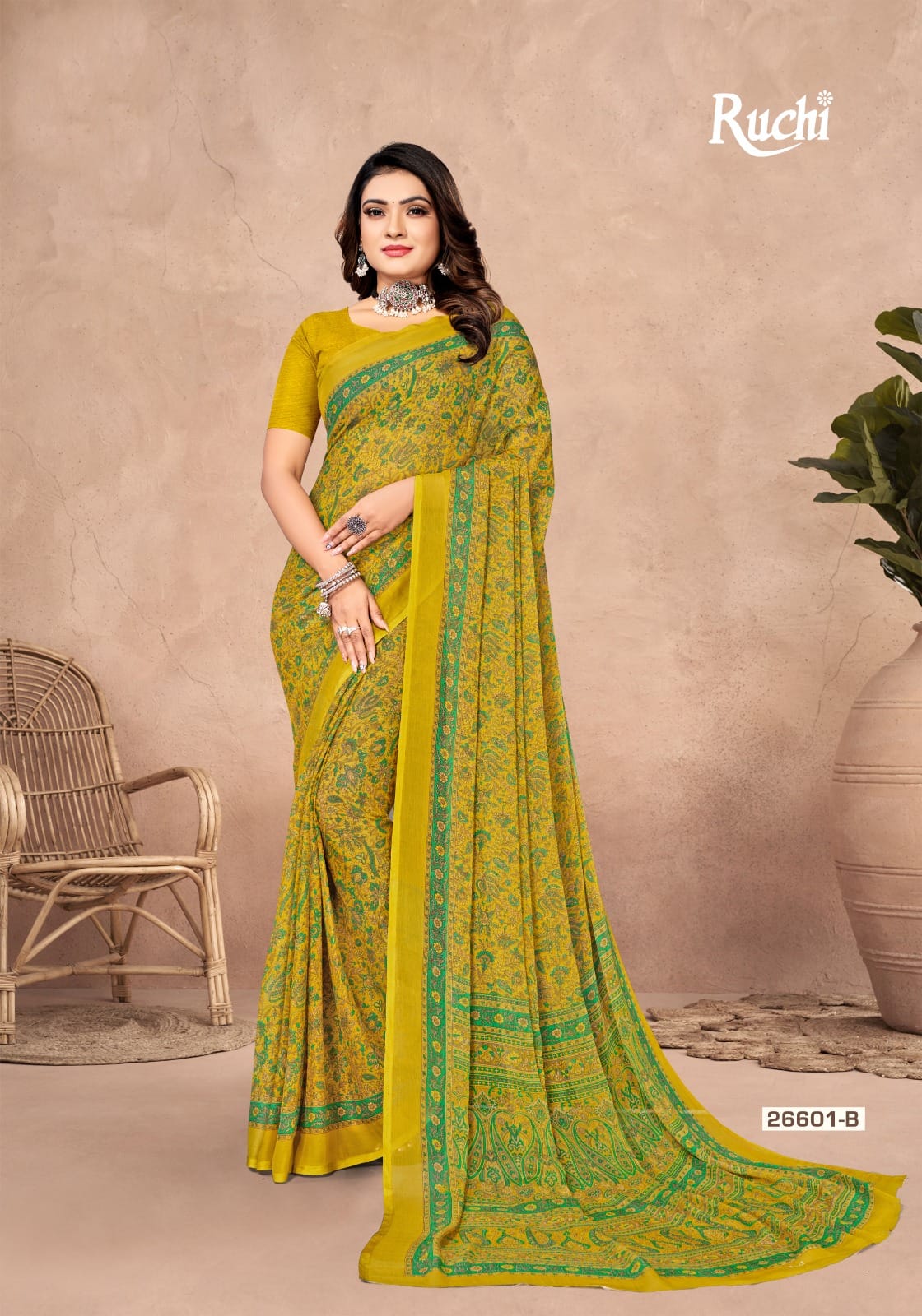 Star Chiffon-142 Ruchi Sarees