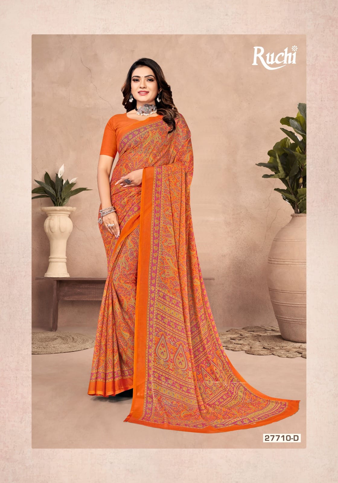 Star Chiffon-142 Ruchi Sarees