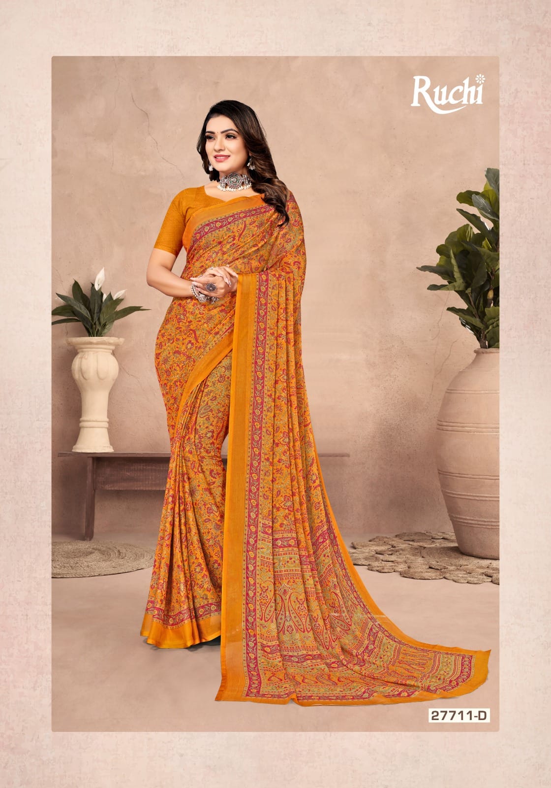 Star Chiffon-142 Ruchi Sarees