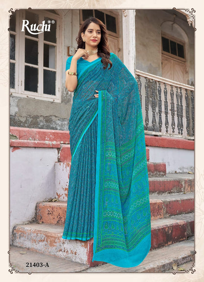 Star Chiffon-95 Ruchi Sarees