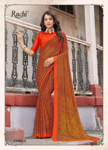 Star Chiffon-95 Ruchi Sarees