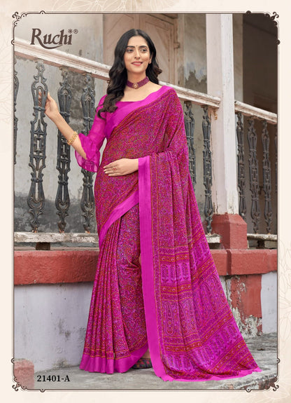Star Chiffon-95 Ruchi Sarees