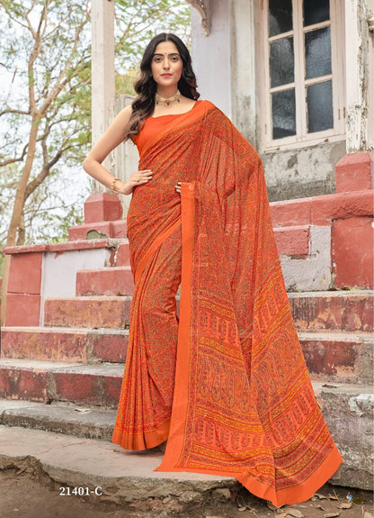 Star Chiffon-95 Ruchi Sarees