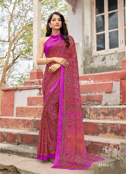 Star Chiffon-95 Ruchi Sarees