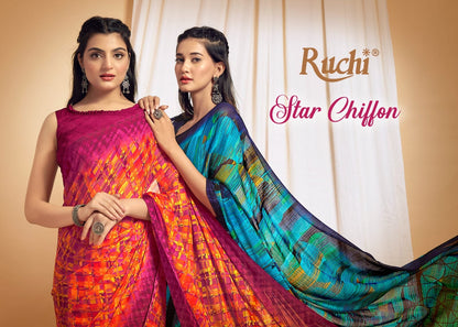Star Chiffon 125 Ruchi Sarees