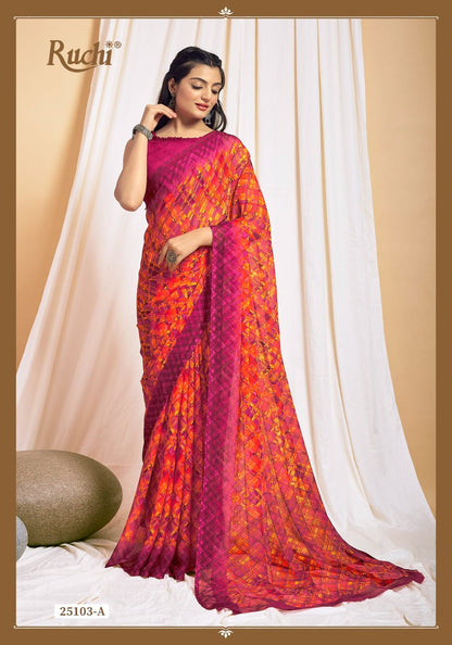 Star Chiffon 125 Ruchi Sarees