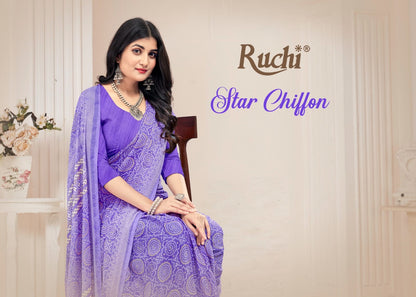 Star Chiffon 145 Ruchi Sarees