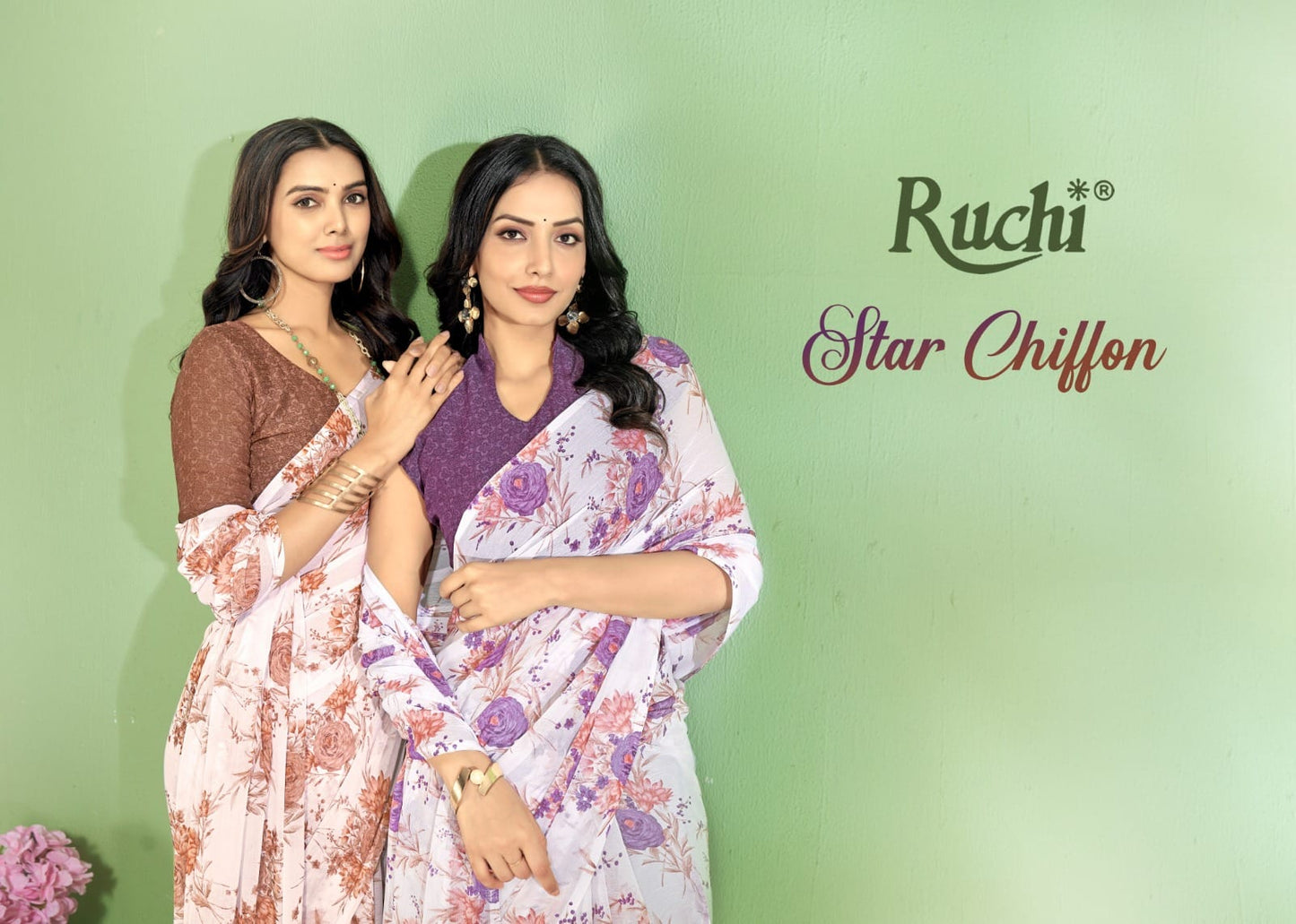 Star Chiffon 154 Ruchi Sarees