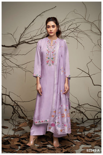 Stella 2243 Ganga Habutai Silk Plazzo Style Suits