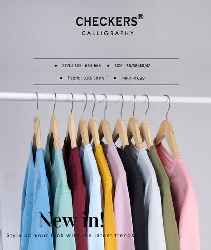 Style 654-663 Checkers Mens Tshirts