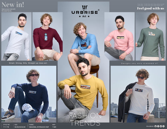 Style 711-718 Urbanrise Cotton Mens Tshirts