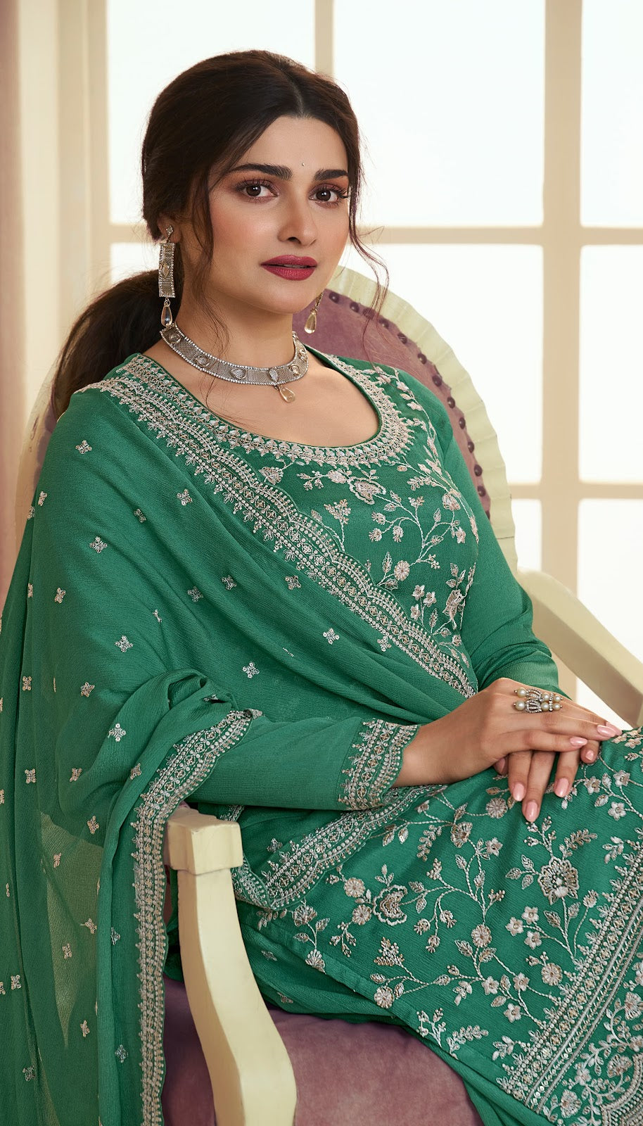 Suhaani-Kuleesh Vinay Fashion Llp Chinon Plazzo Style Suits