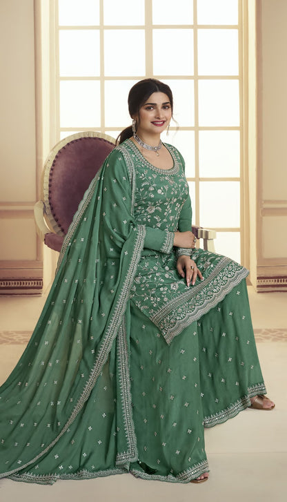 Suhaani-Kuleesh Vinay Fashion Llp Chinon Plazzo Style Suits