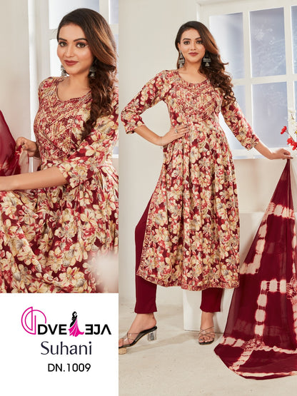 Suhaani Dveeja Fashion Rayon Readymade Pant Style Suits