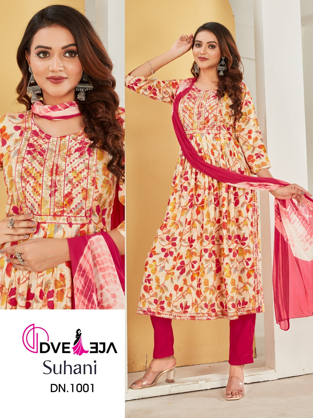 Suhaani Dveeja Fashion Rayon Readymade Pant Style Suits