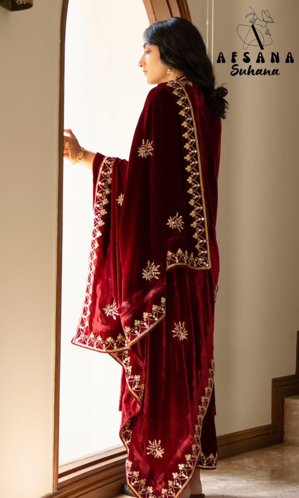 Suhana Afsana Readymade Velvet Suits