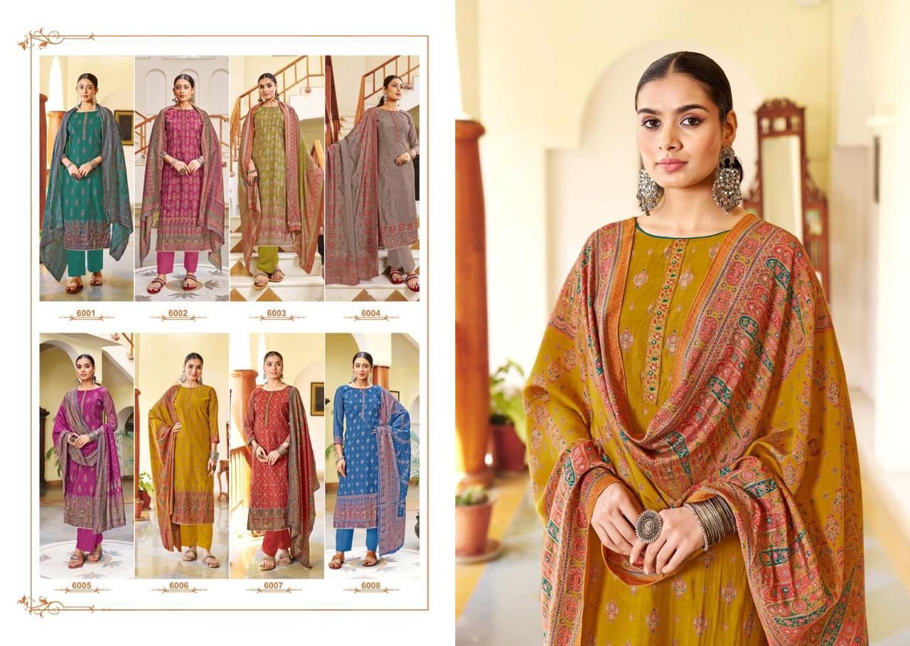 Suhana Silk Vol 6 Sunrise Modal Silk Pant Style Suits