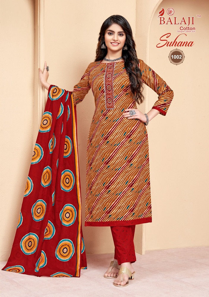 Suhana Vol 1 Balaji Cotton Dress Material