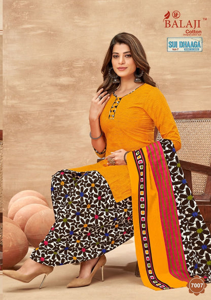 Sui Dhaaga Vol 7 Balaji Cotton Cotton Dress Material