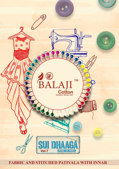 Sui Dhaaga Vol 7 Balaji Cotton Cotton Dress Material